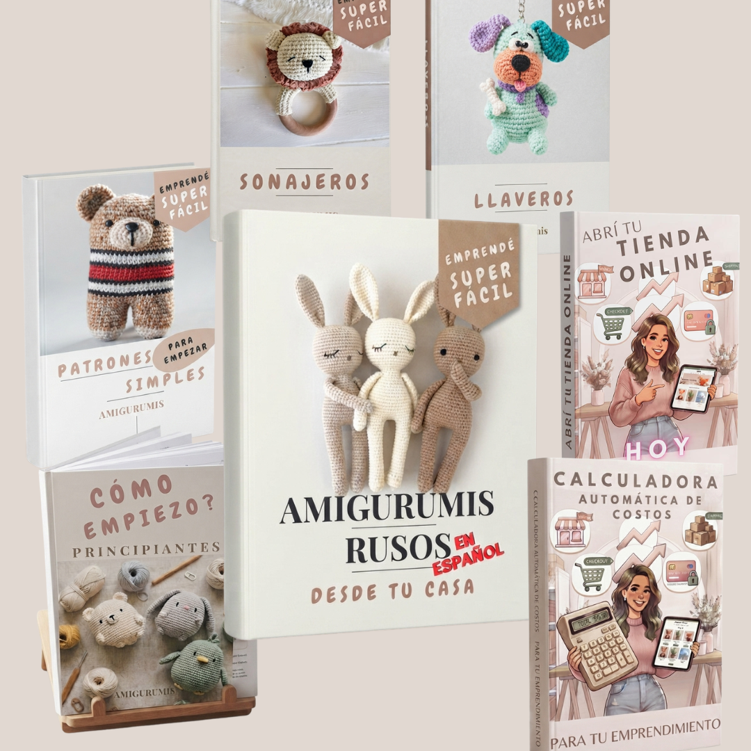 KIT EMPRENDEDORA de Amigurumis Rusos