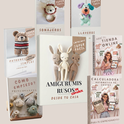 KIT EMPRENDEDORA de Amigurumis Rusos